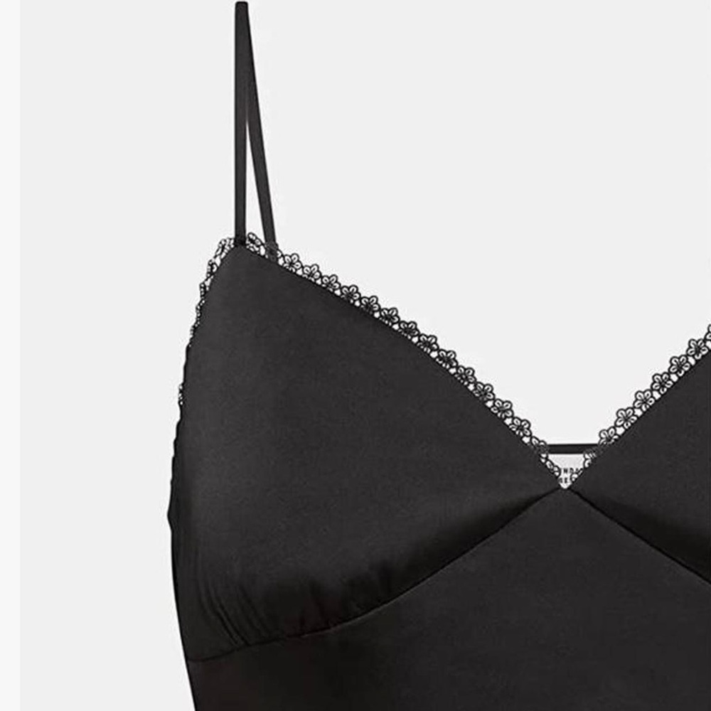Aritzia x Sunday Best “Rae” Slip Mini Dress BLACK - Picture 3 of 3